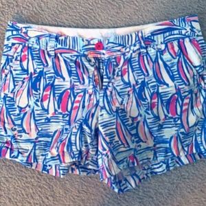Lilly Pulitzer "Red Right Return" Callahan Shorts